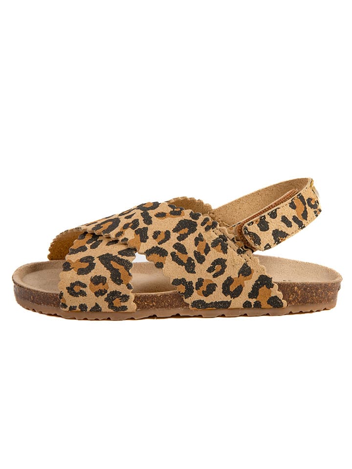 billowy Skórzane sandały "Rosso" w kolorze jasnobrązowym rozmiar: 34