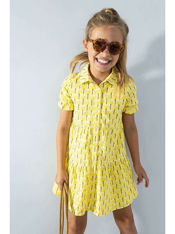 Like Flo Sukienka w kolorze żółtym rozmiar: 128