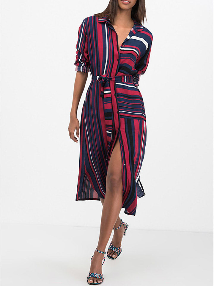 So You Sukienka w kolorze granatowo-różowym rozmiar: XL