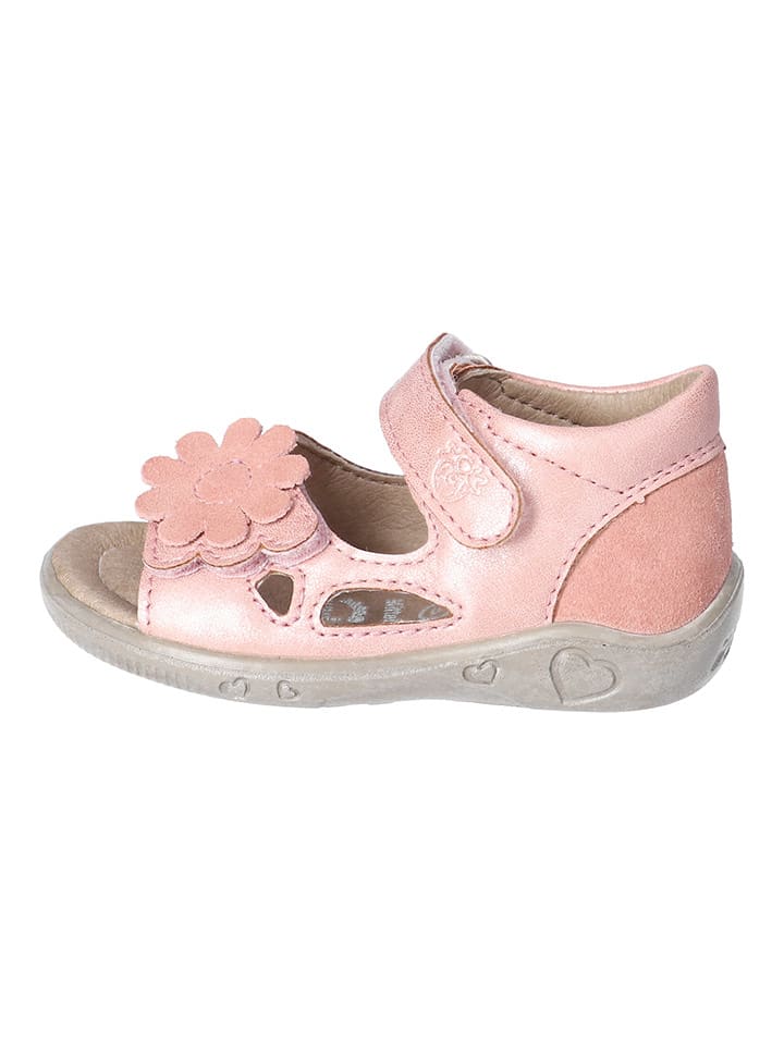 PEPINO Skórzane sandały w kolorze jasnoróżowym rozmiar: 25