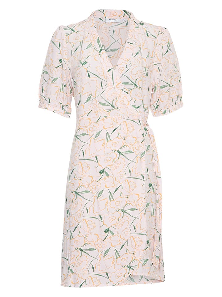 MOSS COPENHAGEN Sukienka "Tenya Lyvia" w kolorze kremowym rozmiar: M