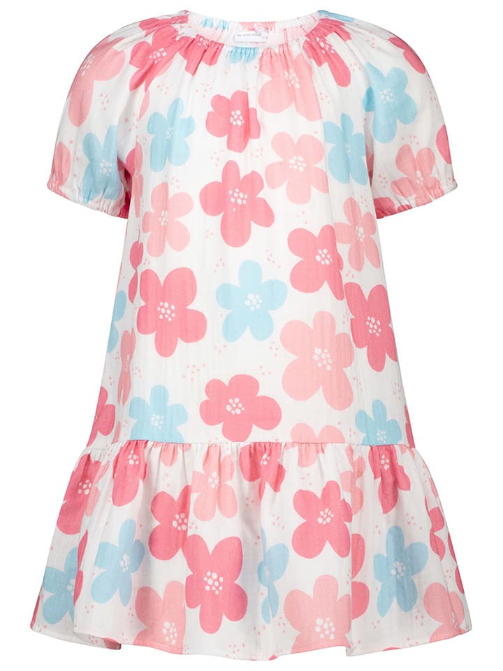 Salt and Pepper Sukienka w kolorze biało-różowo-błękitnym rozmiar: 134