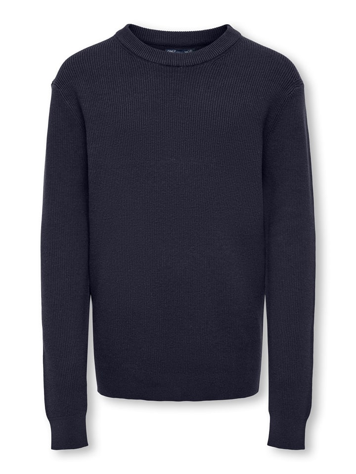 KIDS ONLY Sweter "Phil" w kolorze granatowym rozmiar: 122/128