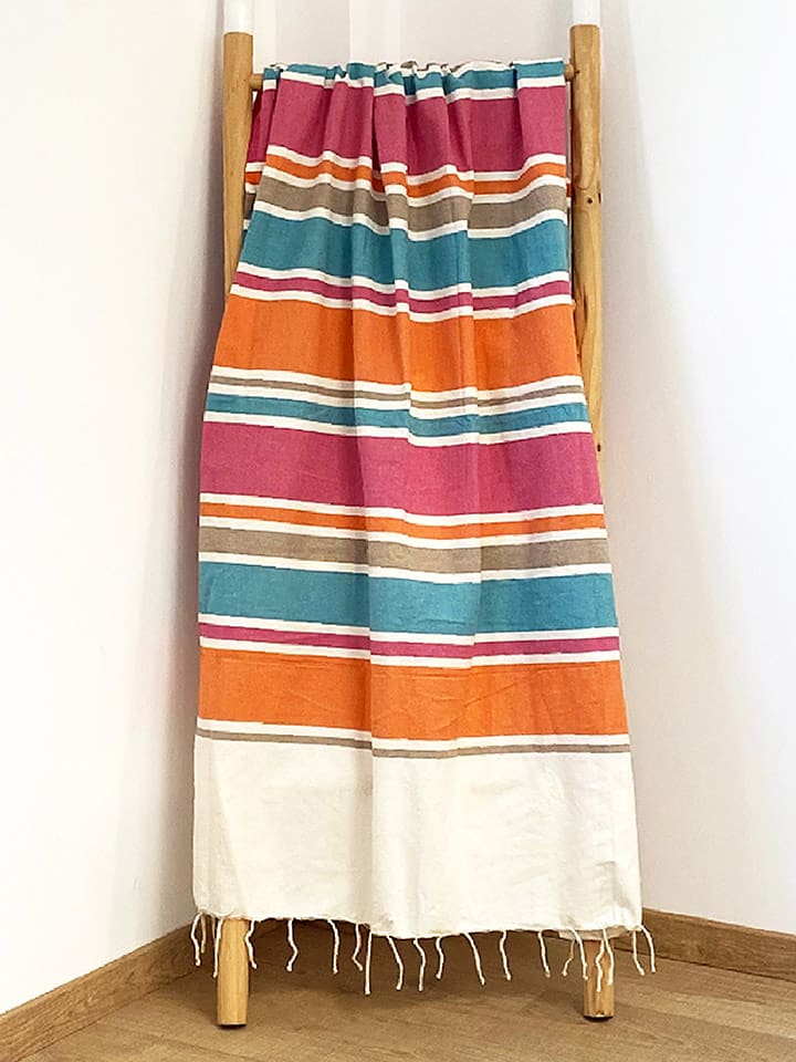 Le Comptoir de la Plage Fouta "Helios" ze wzorem - 200 x 100 cm rozmiar: onesize