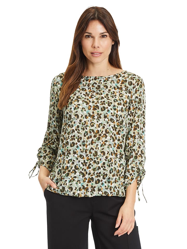 CARTOON Bluzka w kolorze zielono-czarnym rozmiar: 36