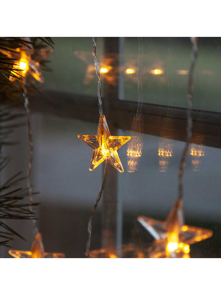 STAR Trading Zasłona świetlna LED w kolorze ciepłej bieli - 180 cm rozmiar: onesize