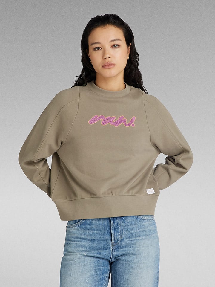 G-Star Bluza w kolorze khaki rozmiar: L