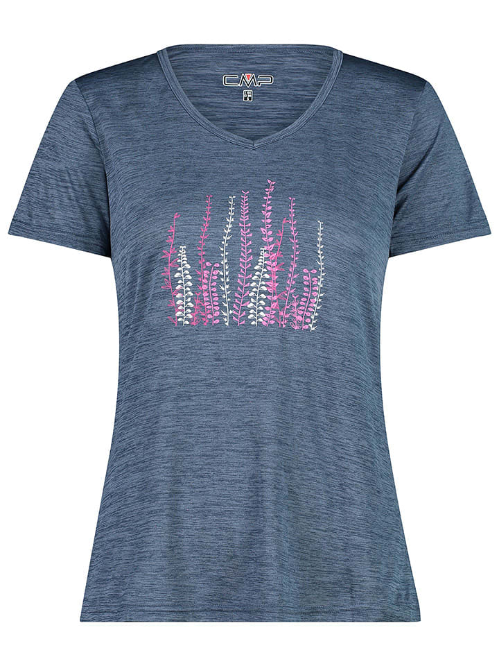 Koszulka funkcyjna w kolorze granatowym