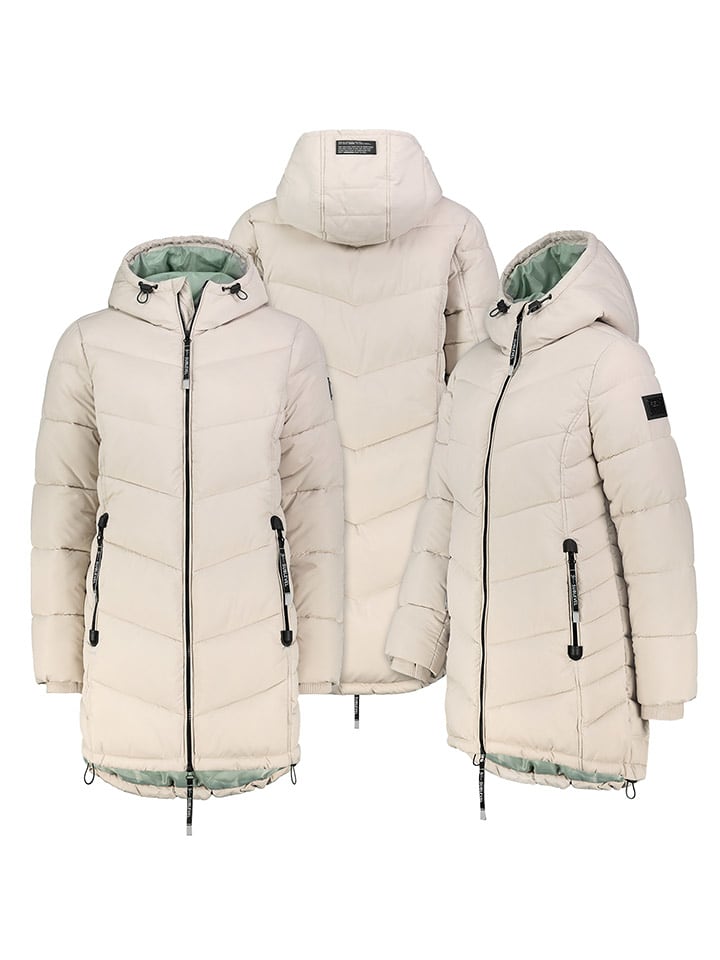 Sublevel Płaszcz pikowany w kolorze kremowym rozmiar: S