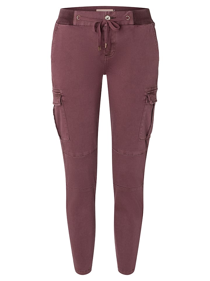 Timezone Bojówki "Malika" w kolorze jagodowym rozmiar: W29