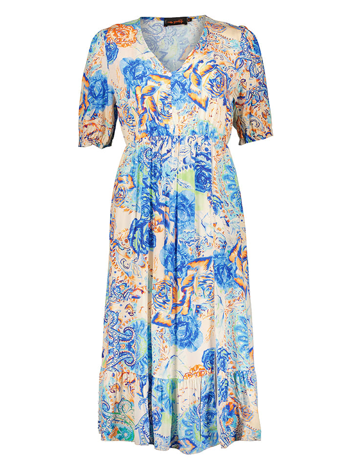 miss goodlife Sukienka w kolorze kremowo-niebieskim rozmiar: XS