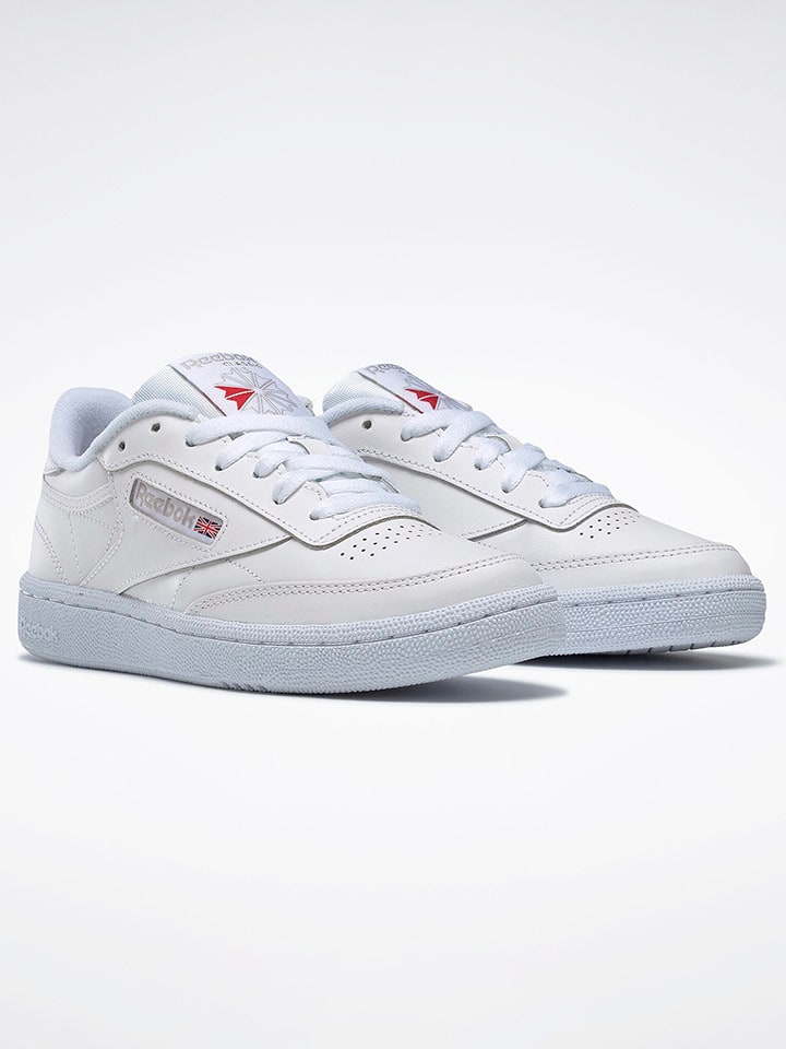 Reebok Skórzane sneakersy "Club C 85" w kolorze białym rozmiar: 38,5