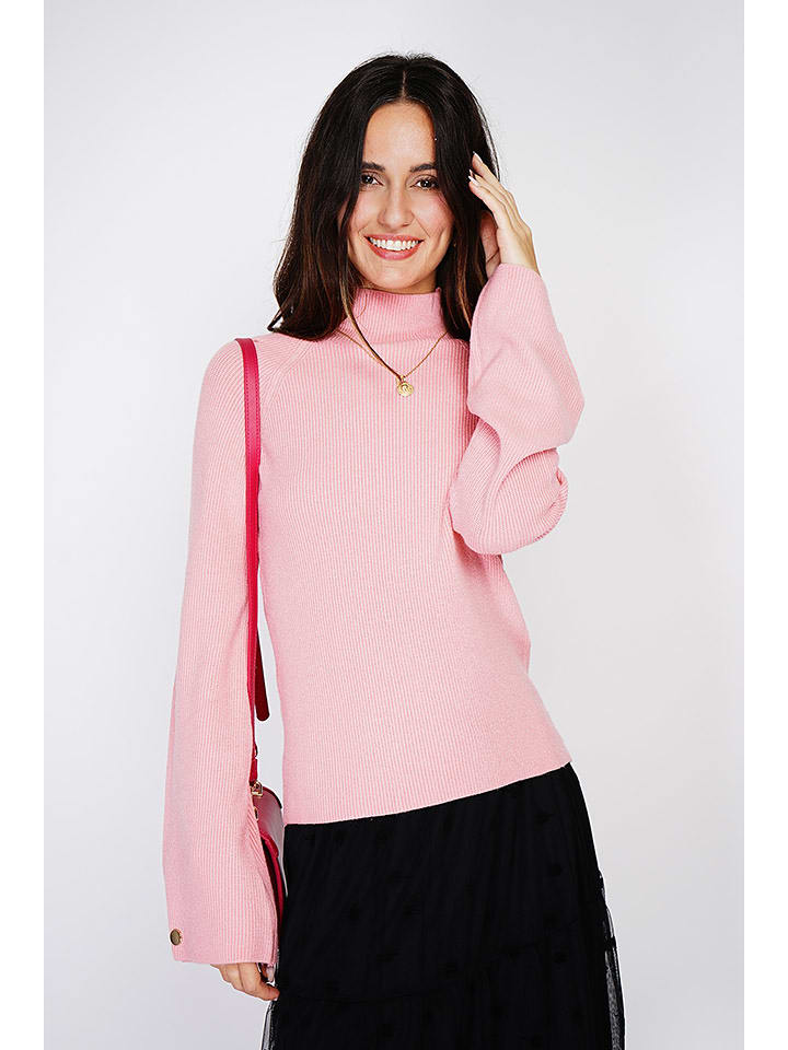 C& Jo Sweter w kolorze jasnoróżowym rozmiar: 40