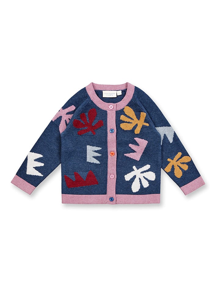 Sense Organics Kardigan "Ova" w kolorze granatowym rozmiar: 116