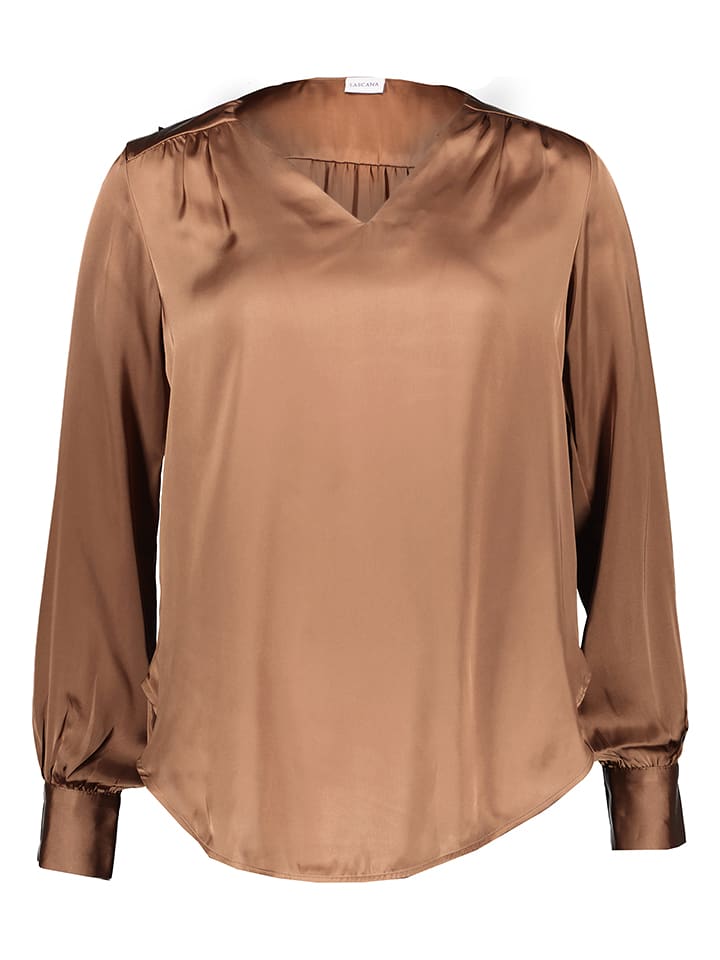 LASCANA Bluzka w kolorze jasnobrązowym rozmiar: 42