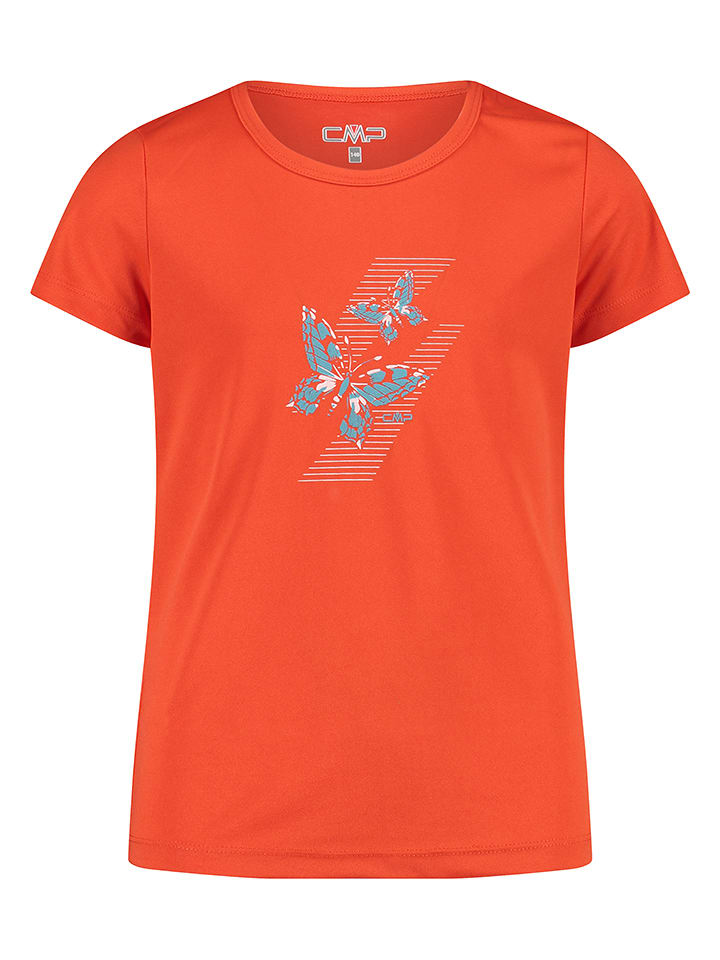 CMP Koszulka funkcyjna w kolorze pomarańczowym rozmiar: 116