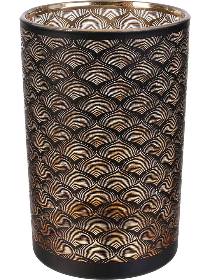 Rétro Chic Wazon "Aster" w kolorze czarnym - wys. 20 x Ø 12 cm rozmiar: onesize