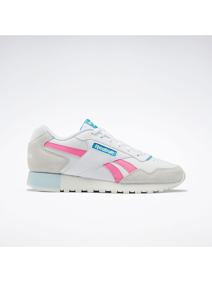 Reebok Skórzane sneakersy "Classic" w kolorze białym ze wzorem rozmiar: 37,5