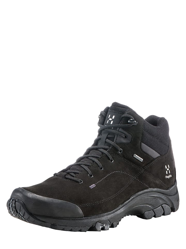Haglöfs Skórzane botki turystyczne "Ridge Mid GT" w kolorze czarnym rozmiar: 42 2/3