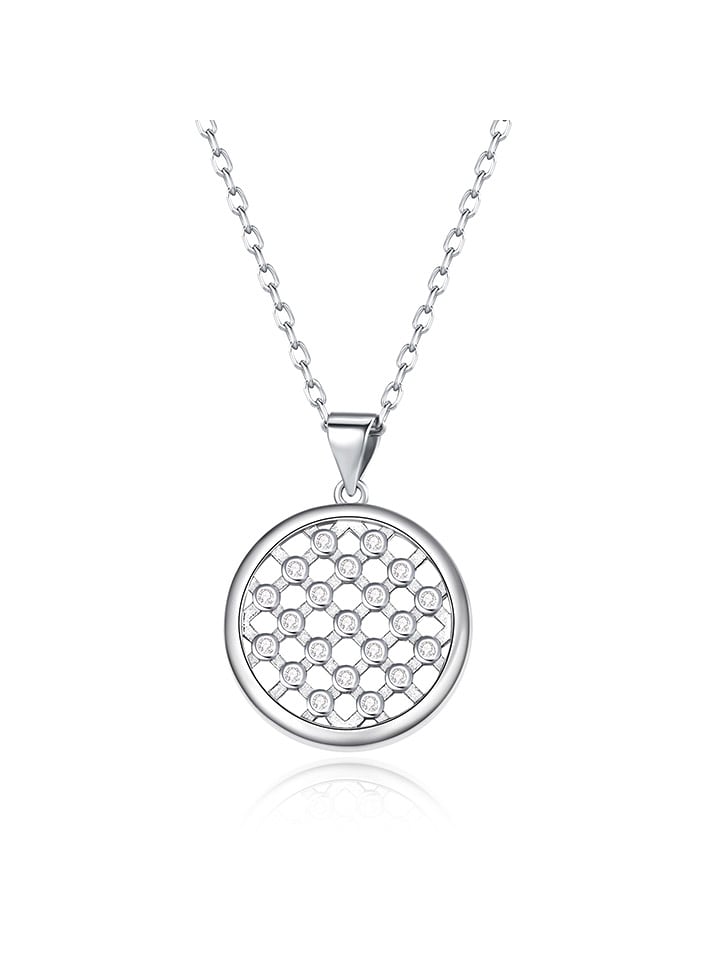 METROPOLITAN Powlekany naszyjnik z zawieszką - dł. 40 cm rozmiar: onesize