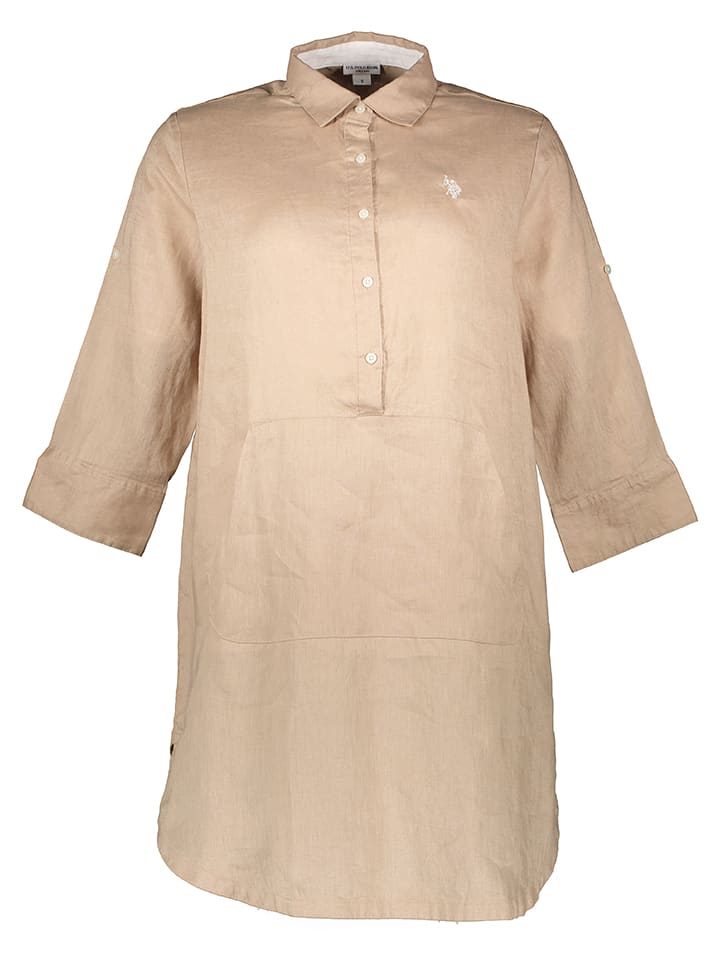 U.S. Polo Assn. Bluzka "Garyl" w kolorze beżowym rozmiar: S