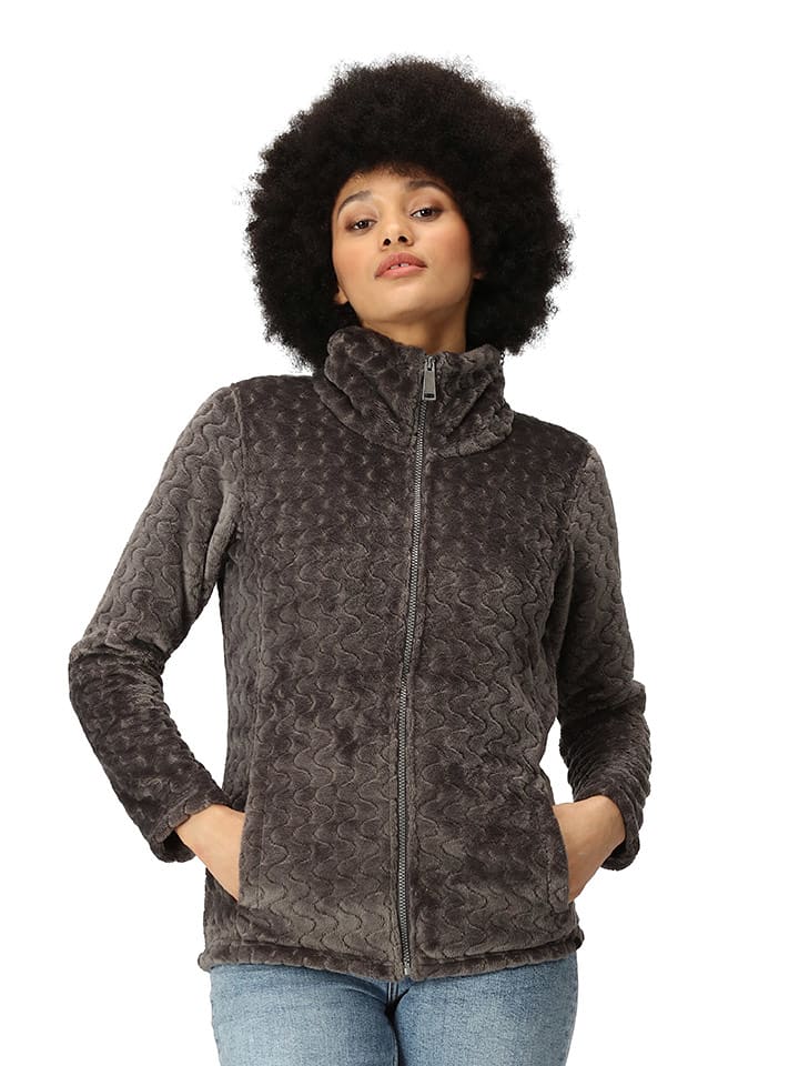 Regatta Kurtka polarowa w kolorze ciemnoszarym rozmiar: 42