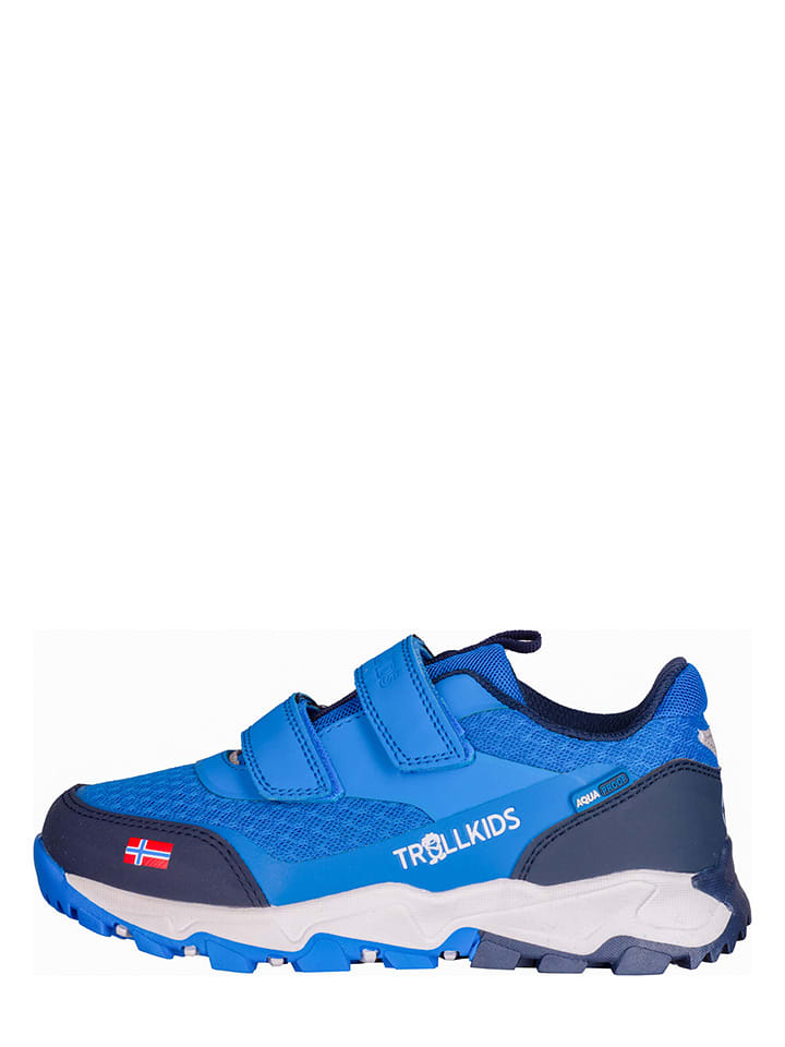 Trollkids Buty trekkingowe "Preikestolen" w kolorze niebieskim rozmiar: 34