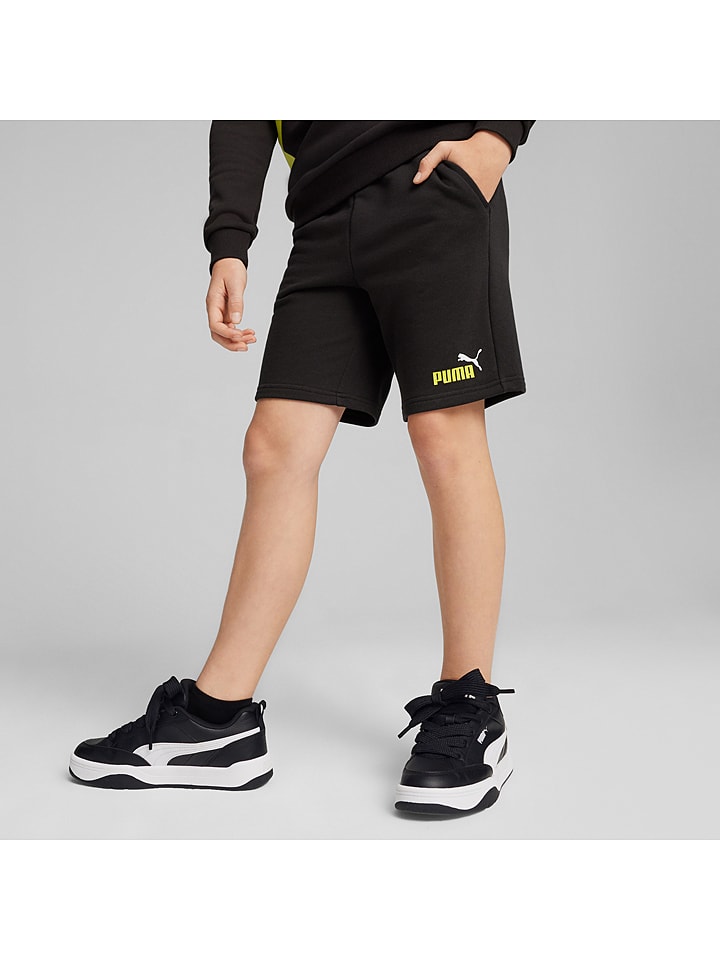 Puma Szorty "ESS+" w kolorze czarnym rozmiar: 104