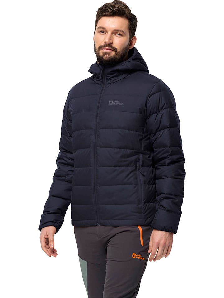 Jack Wolfskin Kurtka puchowa "Ather" w kolorze granatowym rozmiar: 3XL