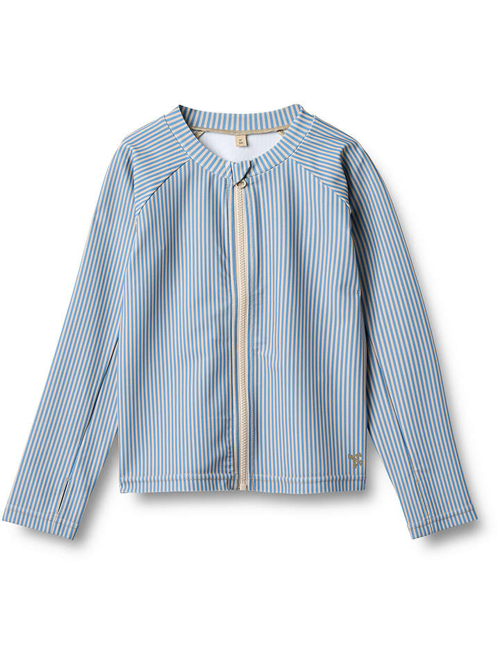 Wheat Koszulka kąpielowa "Ada" w kolorze niebiesko-białym rozmiar: 80