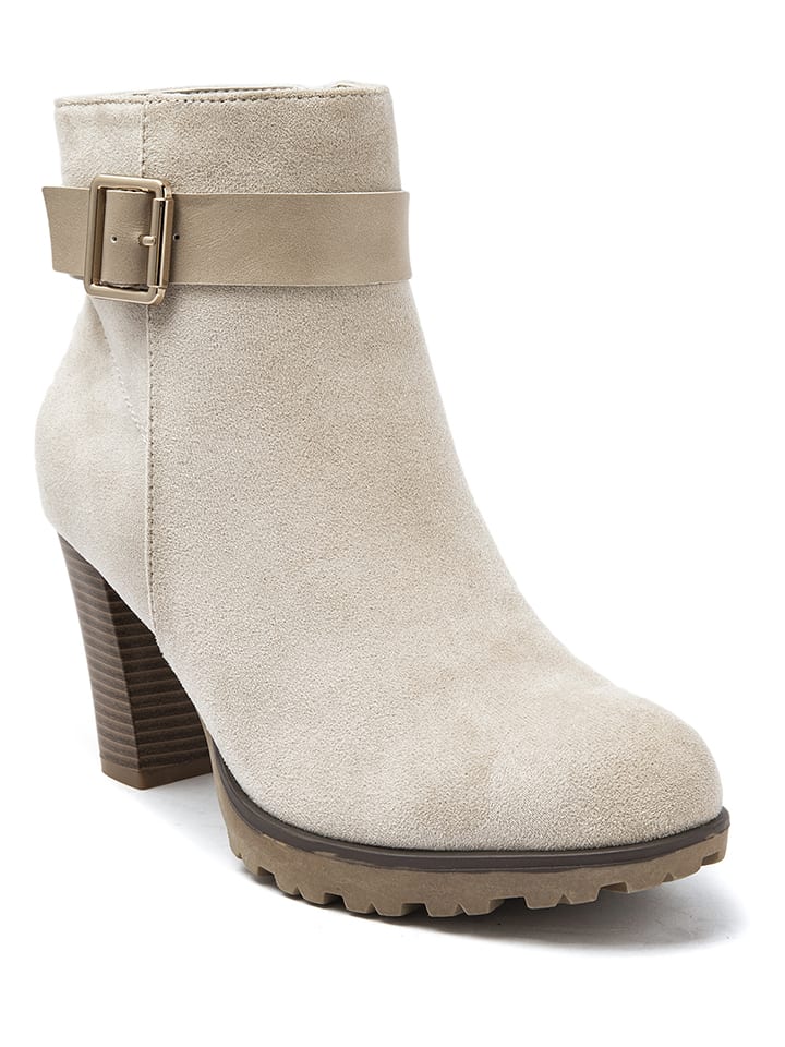 Sixth Sens Botki w kolorze kremowym rozmiar: 36