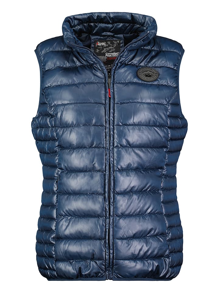 Canadian Peak Kamizelka pikowana "Volombiana" w kolorze niebieskim rozmiar: S