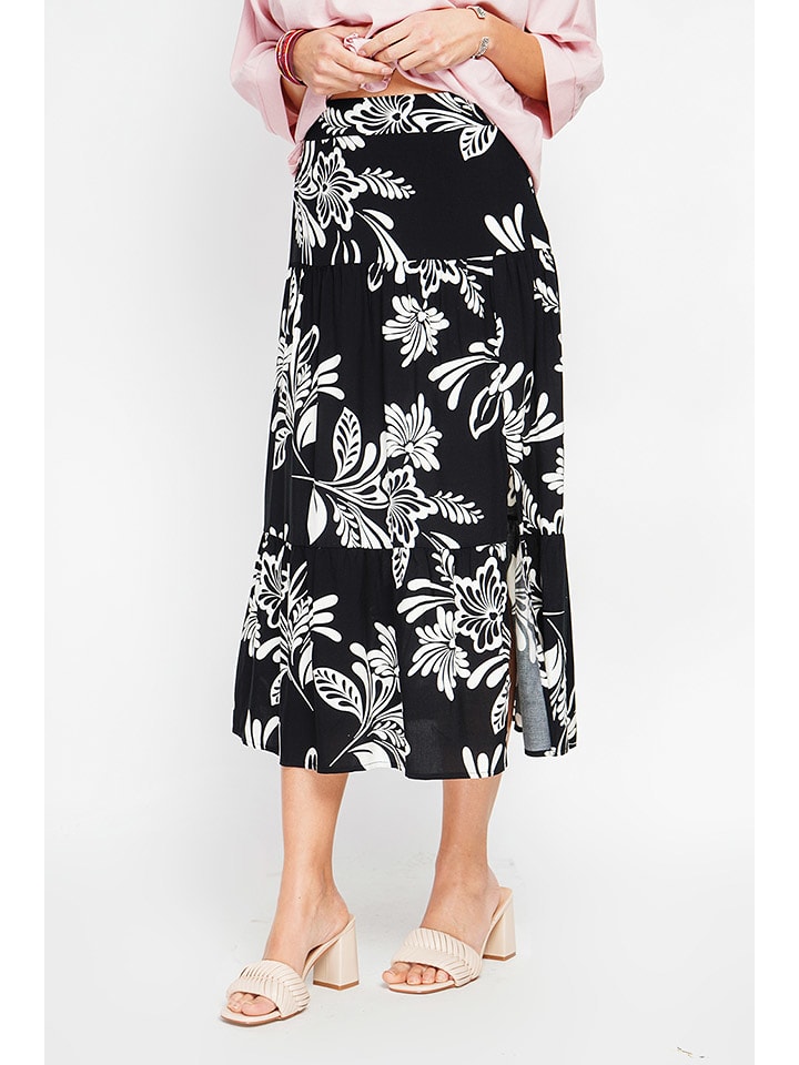 ASSUILI Spódnica w kolorze czarno-białym rozmiar: 38