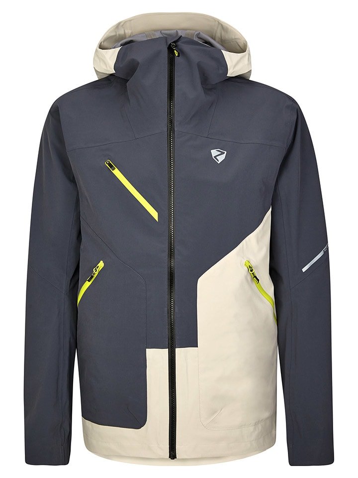 Ziener Kurtka funkcyjna "Nuro" w kolorze szaro-beżowym rozmiar: 50