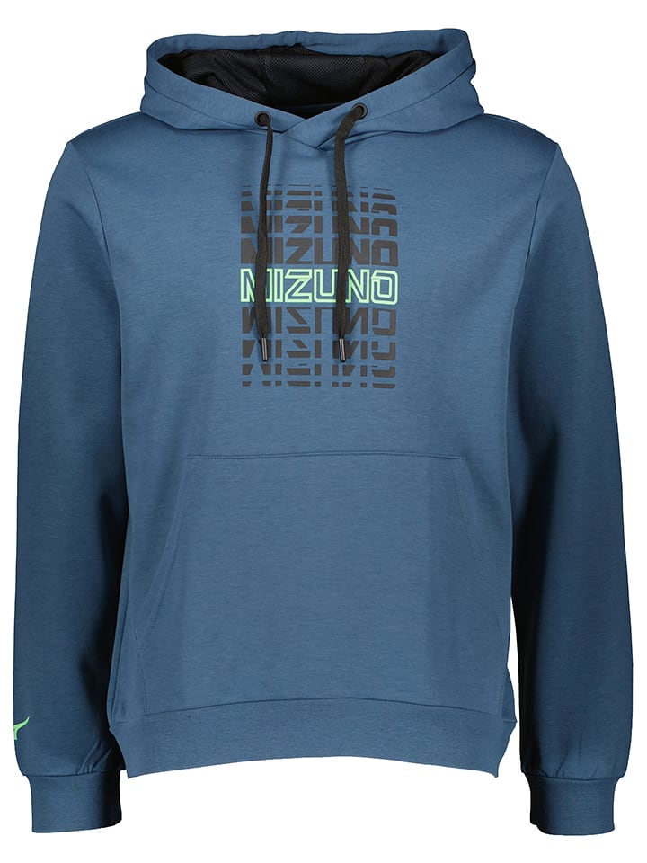 Mizuno Bluza "Athletic Graphic" w kolorze niebieskim rozmiar: L