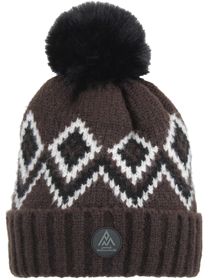 Peak Mountain Czapka "Monceau" w kolorze brązowym rozmiar: onesize