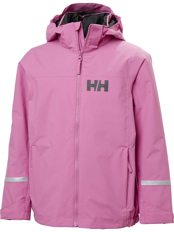 Helly Hansen Kurtka przeciwdeszczowa "Shelter" w kolorze jasnoróżowym rozmiar: 152
