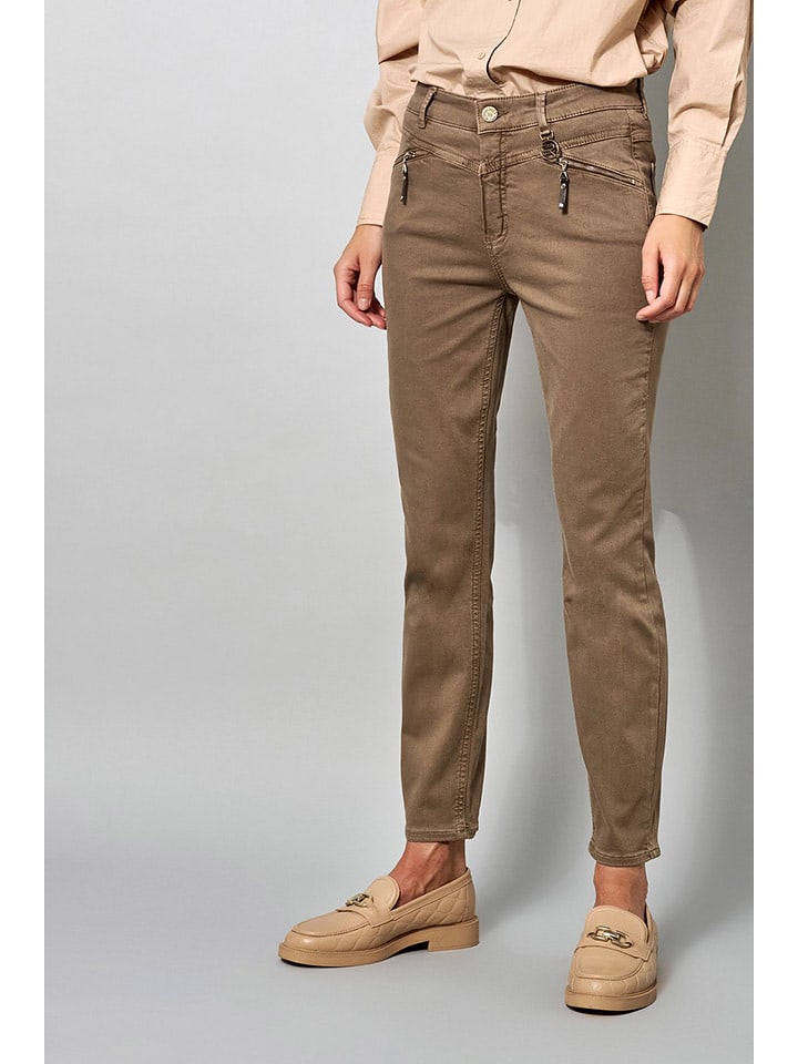 Rosner Dżinsy - Slim fit - w kolorze jasnobrązowym rozmiar: 40/L30