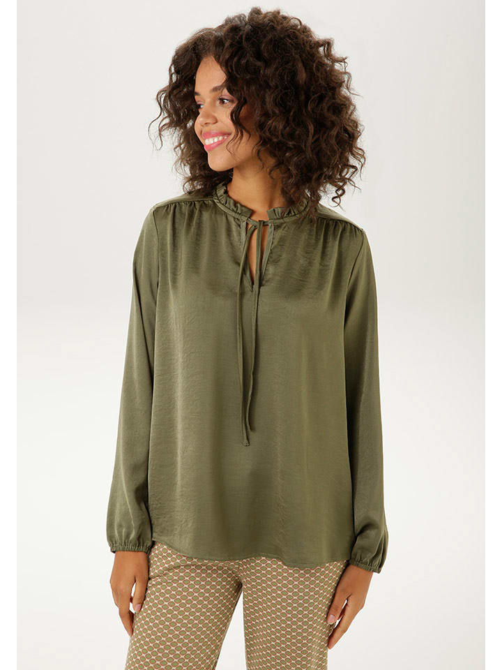 Aniston Bluzka w kolorze khaki rozmiar: 48