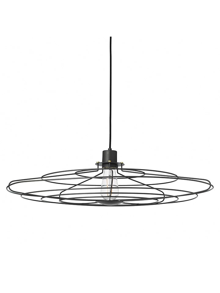 Halo Design Lampa wisząca "Radio" w kolorze antracytowym - wys. 19 x Ø 70 cm rozmiar: onesize