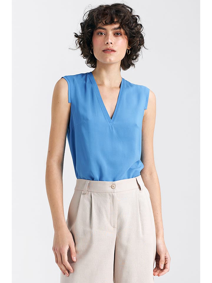 Nife Top w kolorze niebieskim rozmiar: 36