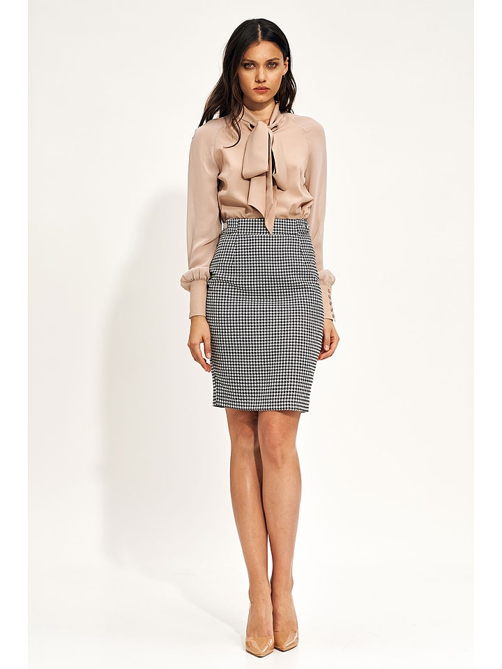 Nife Spódnica w kolorze czarno-białym rozmiar: 40