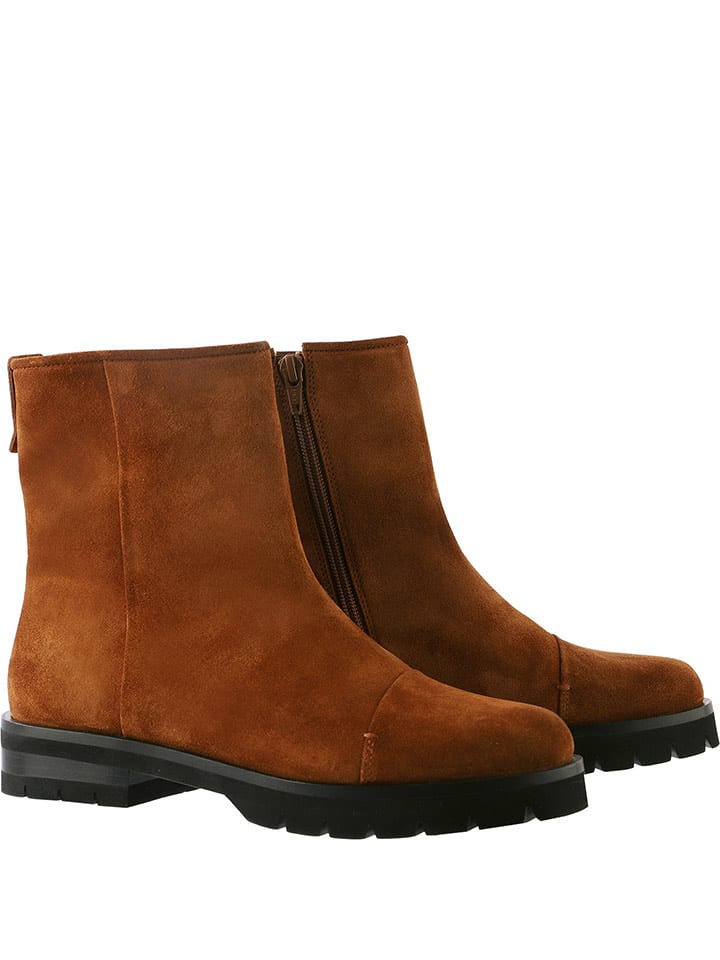 Högl Skórzane botki "Theo" w kolorze jasnobrązowym rozmiar: 36