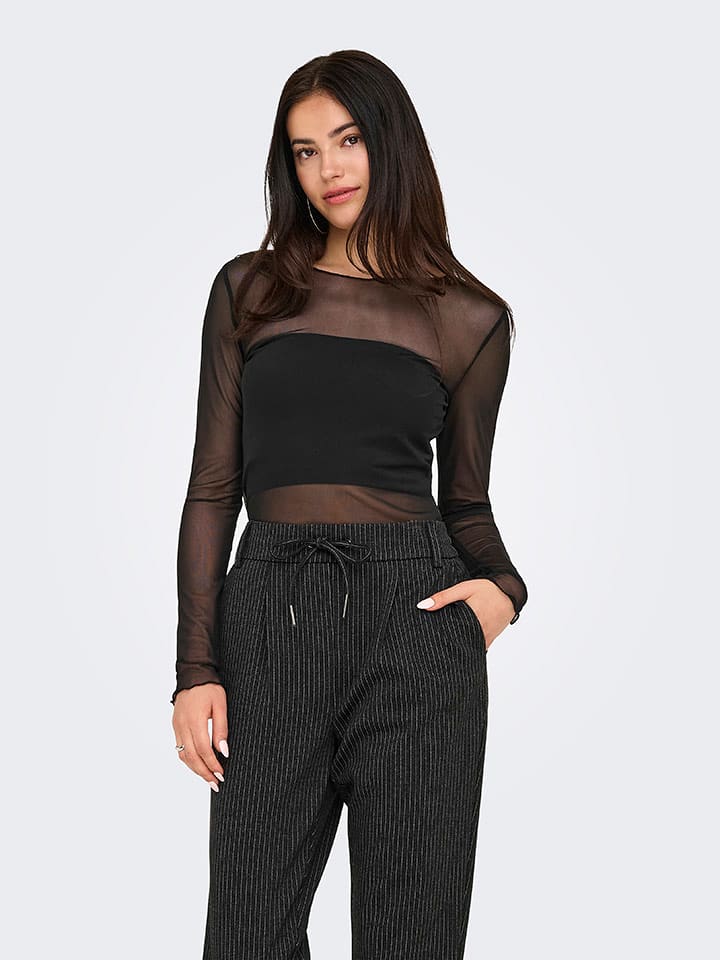 JDY Koszulka w kolorze czarnym rozmiar: M