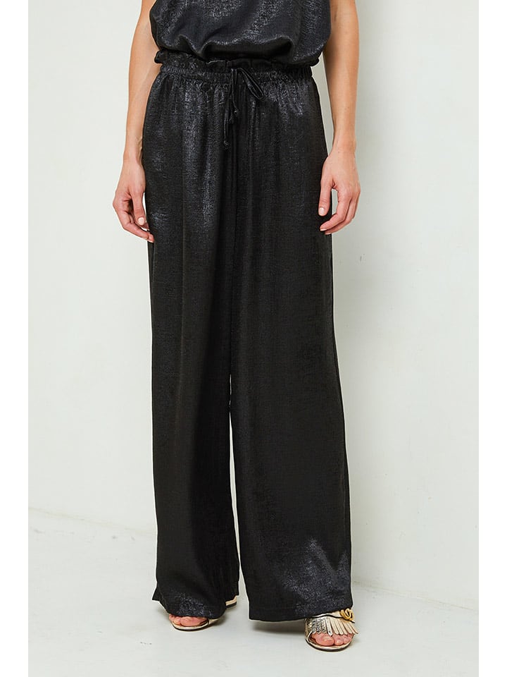 Joséfine Spodnie "Ferry" w kolorze czarnym rozmiar: S