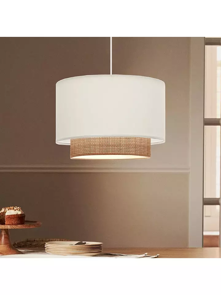 Opviq Lampa wisząca LED w kolorze kremowym - wys. 80 x Ø 30 cm rozmiar: onesize