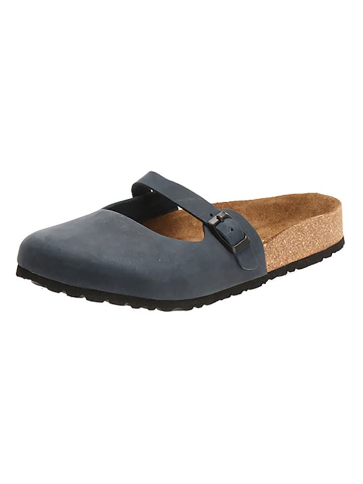 Comfortfusse Skórzane chodaki w kolorze granatowym rozmiar: 42