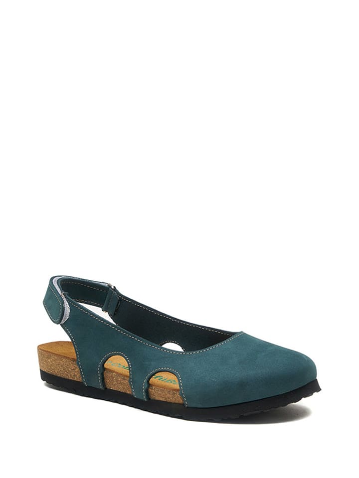 Comfortfusse Skórzane baleriny w kolorze niebieskim rozmiar: 38