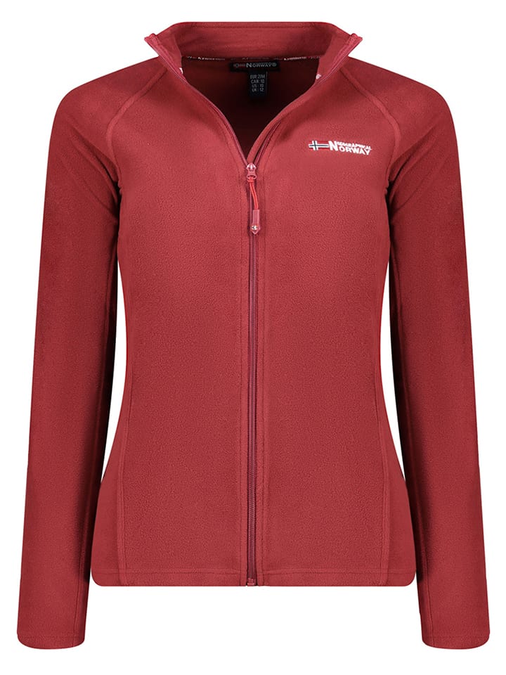 Geographical Norway Kurtka polarowa "Tug" w kolorze bordowym rozmiar: L