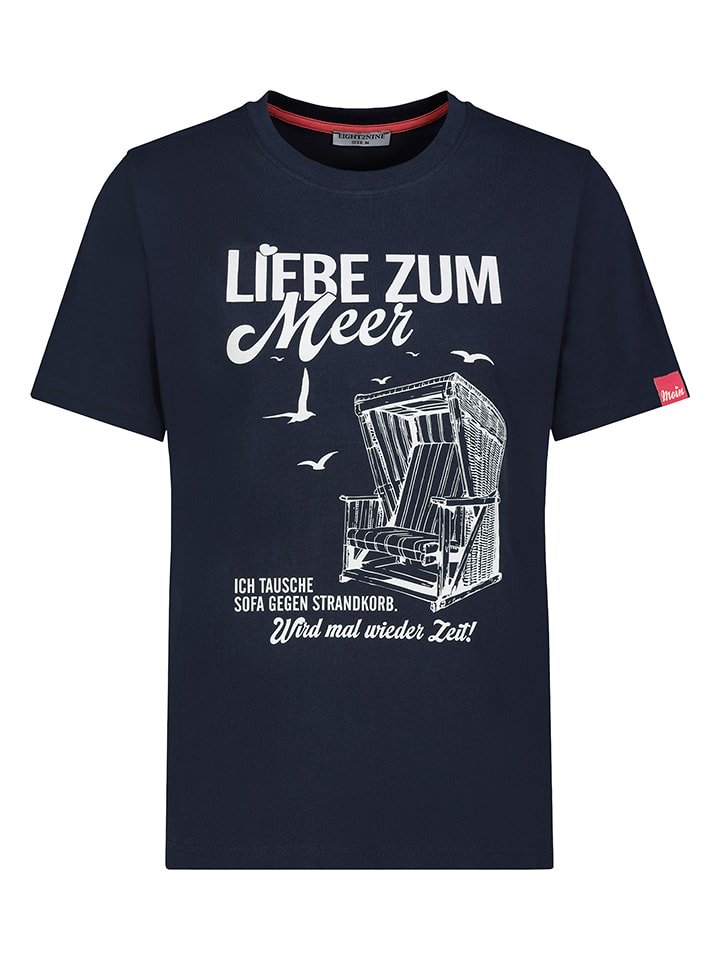 Eight2Nine Koszulka w kolorze granatowym rozmiar: M